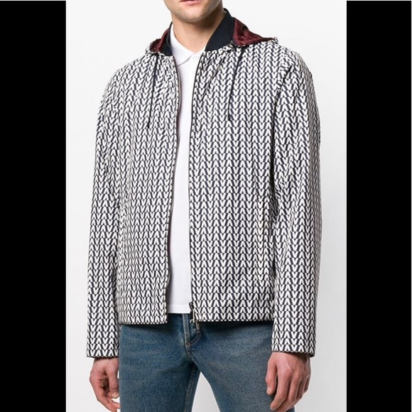 Valentino Other - Valentino Mens Reversible Optical Print Jacket M